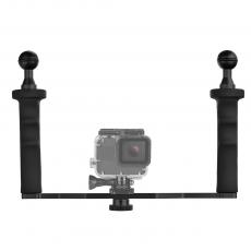 SHOOT Handheld LED Light Video Gopro Stabilizer for Action Cam
